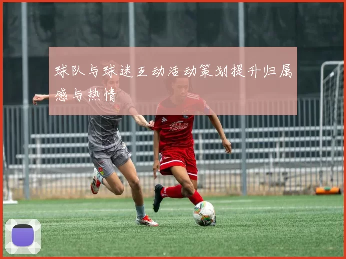 球队与球迷互动活动策划提升归属感与热情