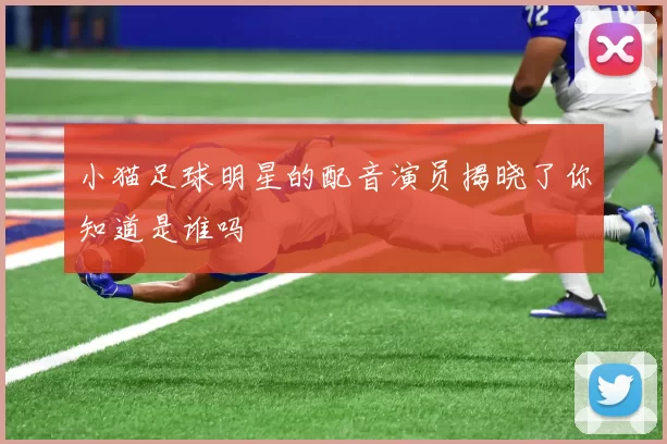 小猫足球明星的配音演员揭晓了你知道是谁吗