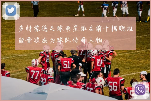 多特蒙德足球明星排名前十揭晓谁能登顶成为球队传奇人物